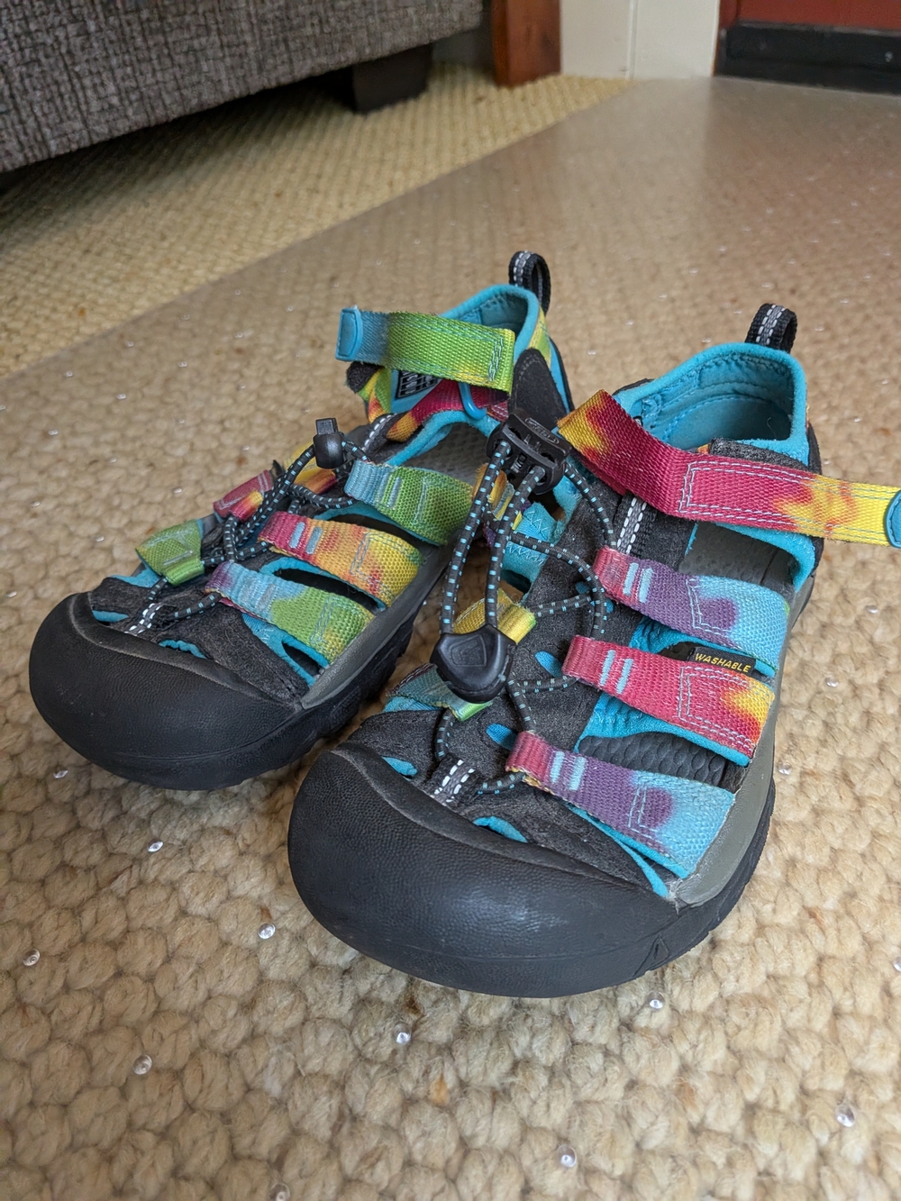 KEEN Newport H2 Kids Size 2 Multicolor Washable Sandals